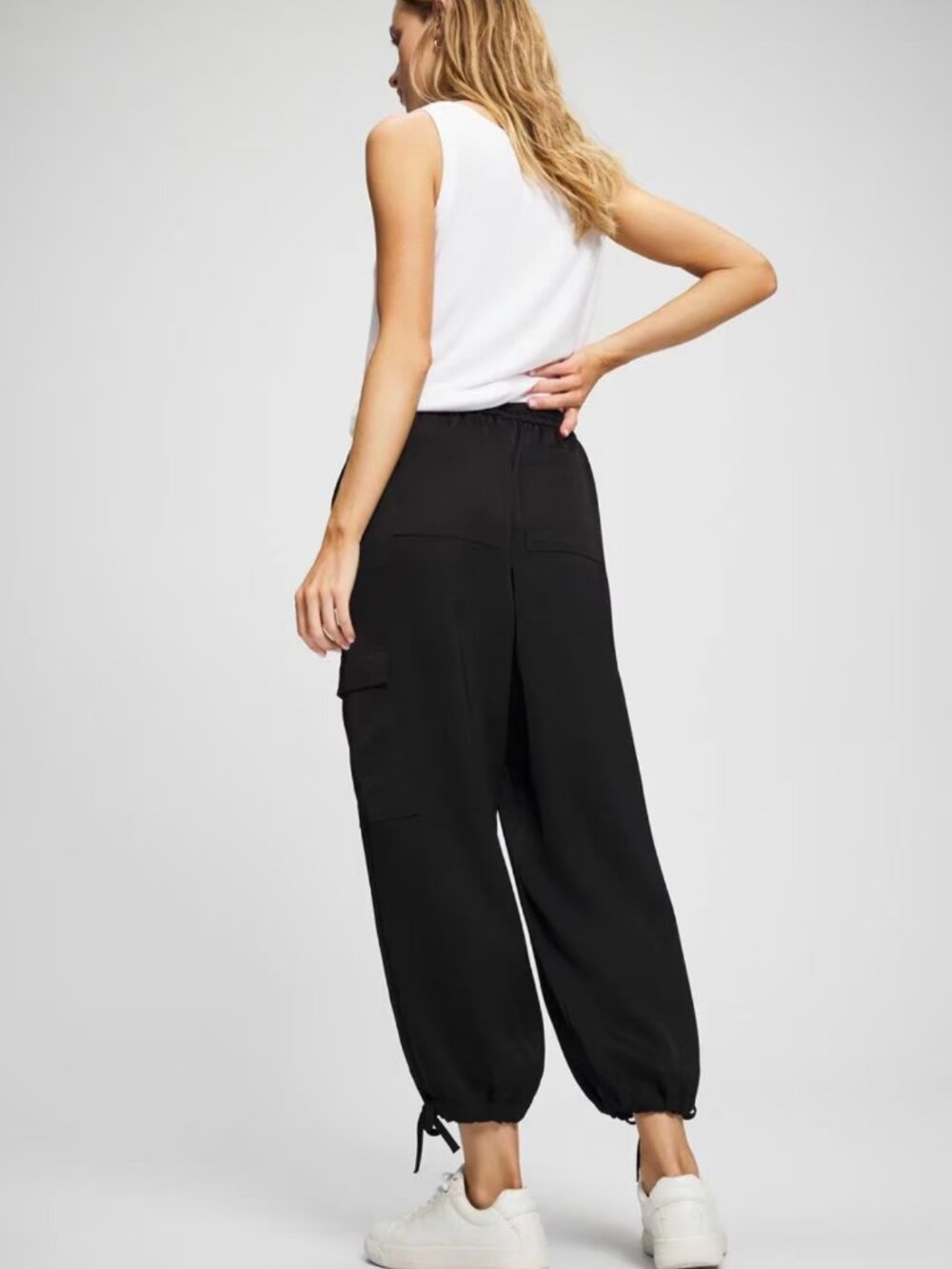 Soma 24/7 Satin Relaxed Cargo Jogger Pant - XXL - Picture 2 of 6
